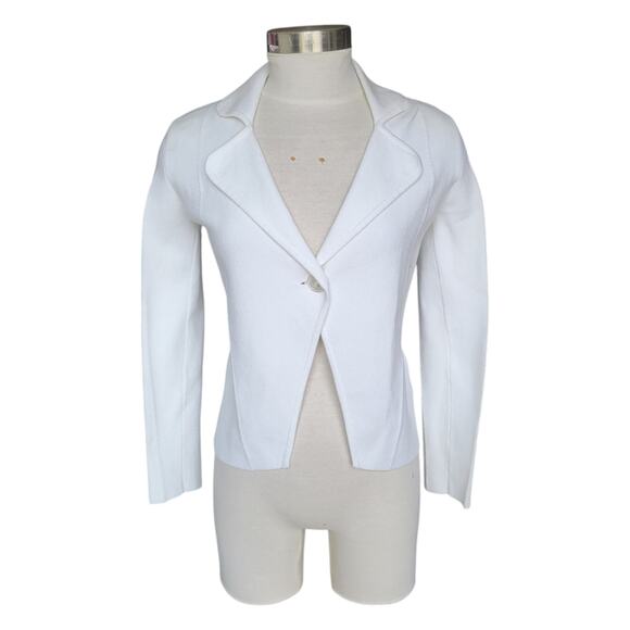 Cruciani Knit Sweater White 40 Small 4 - Picture 1 of 10